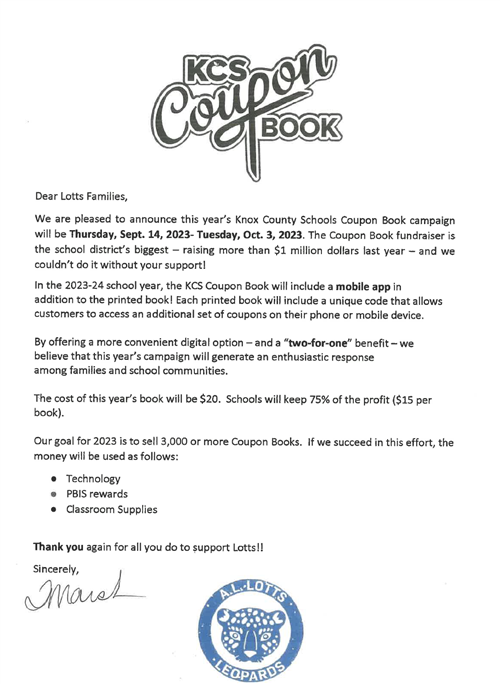 CouponLetter